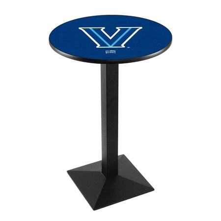 Holland Bar Stool Co 42" Blk Wrinkle Villanova Pub Table L217B4228Vilnva